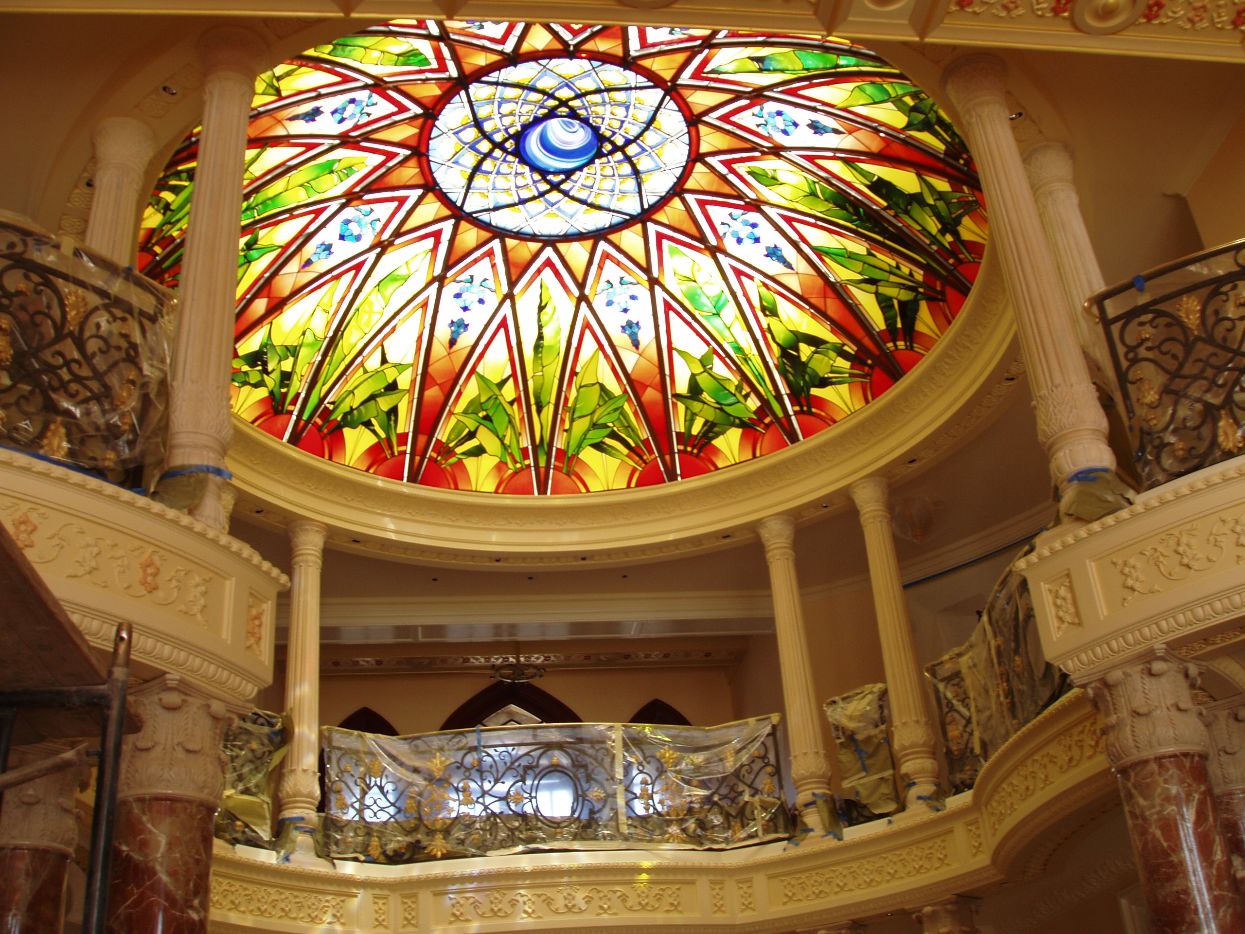 Architectural Fiberglass Interior Domes