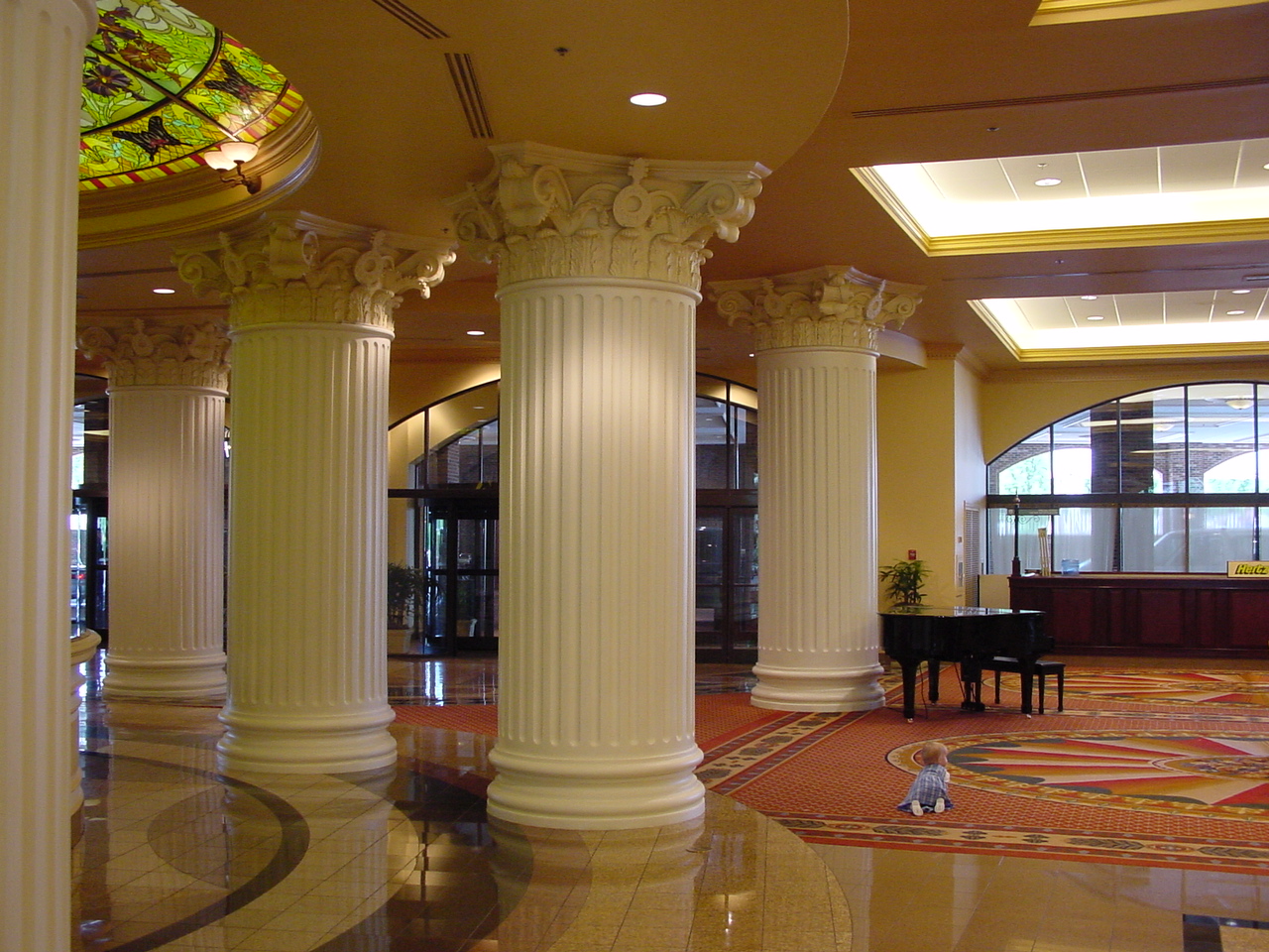 Architectural Fiberglass Interior Columns